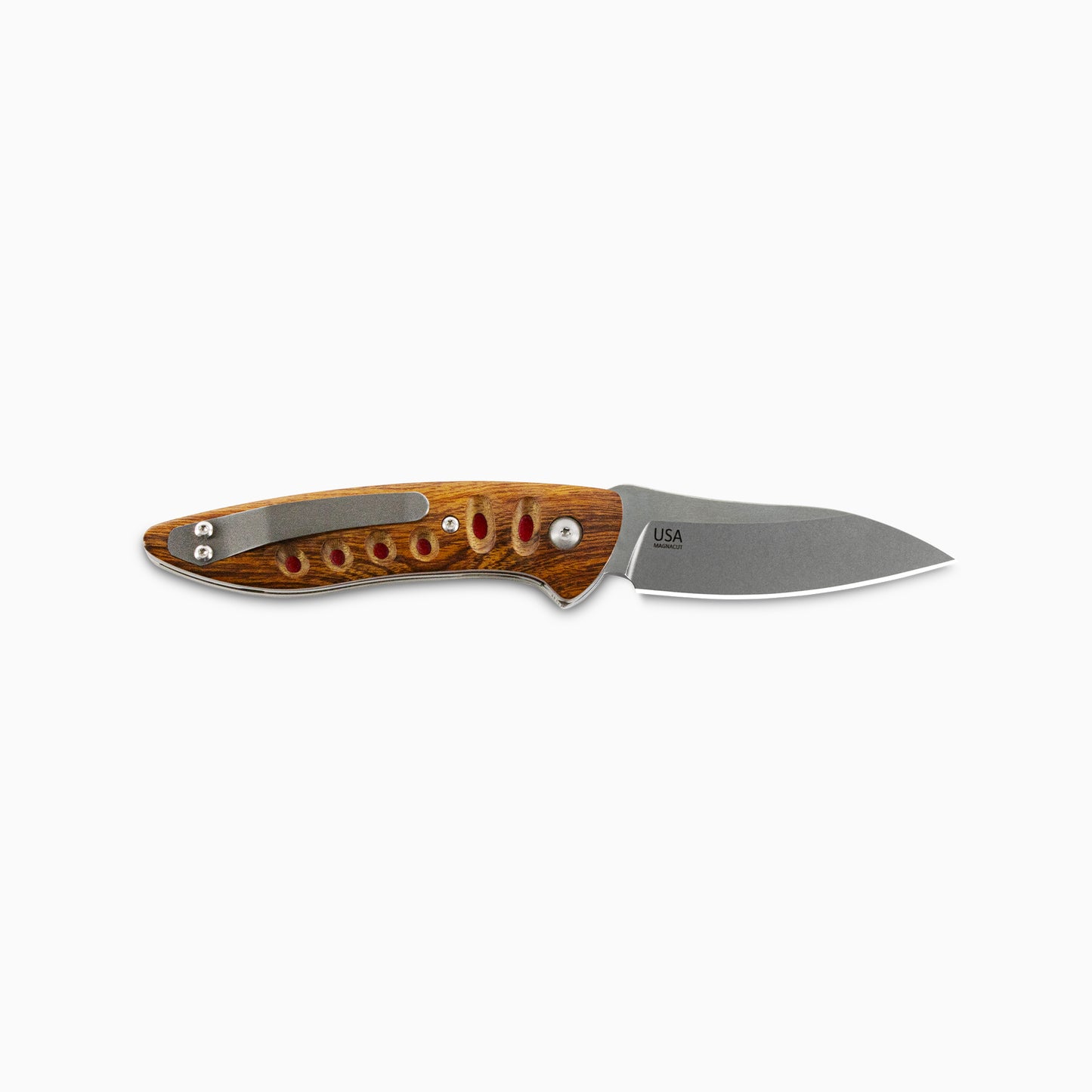 Saddleback MagnaCut Glory Folder - Ironwood & Red Liner