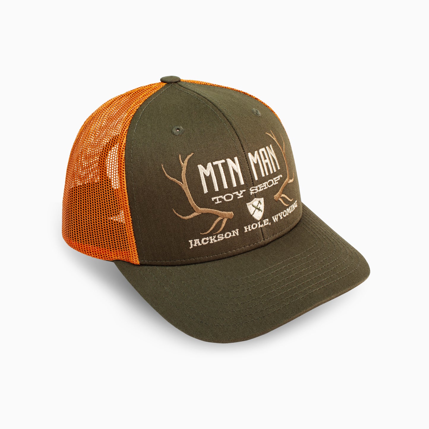 Jaffa Orange Trucker Hat | MMTS Logo