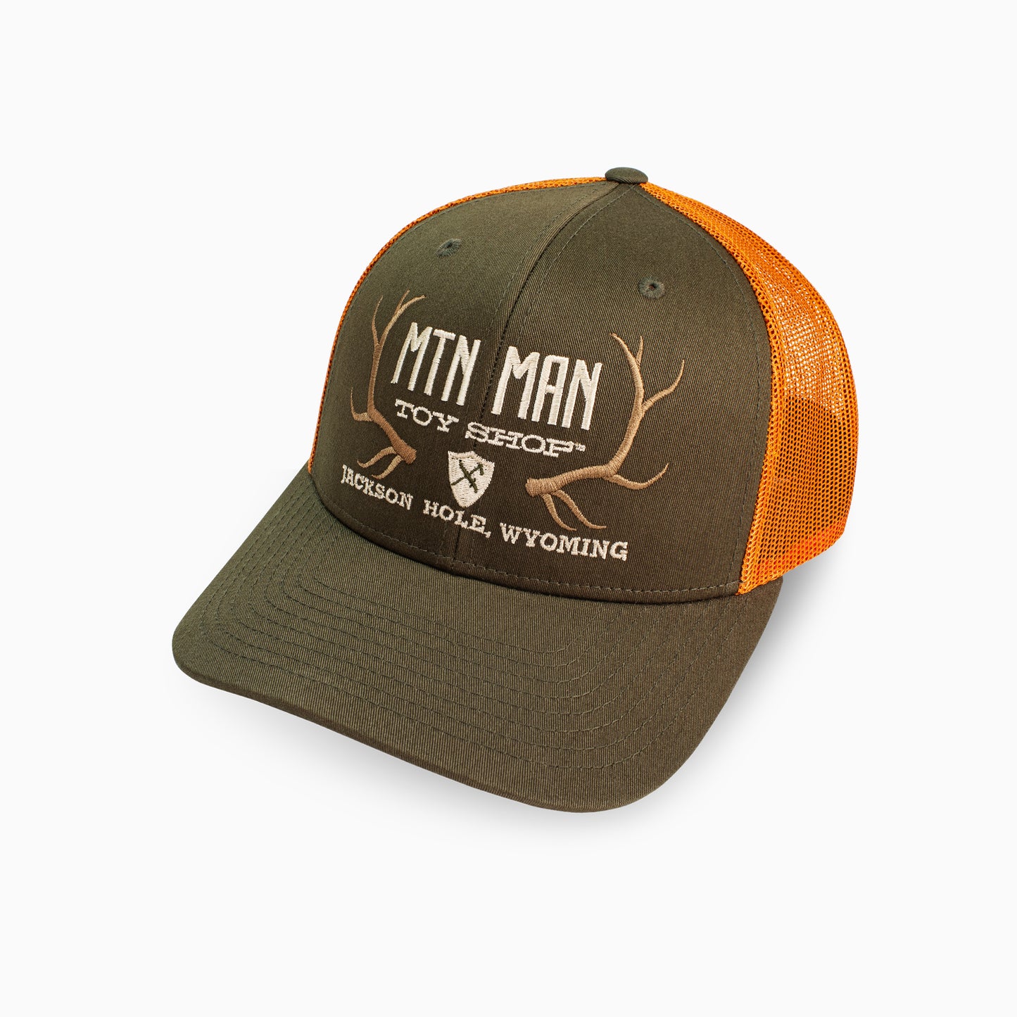Jaffa Orange Trucker Hat | MMTS Logo
