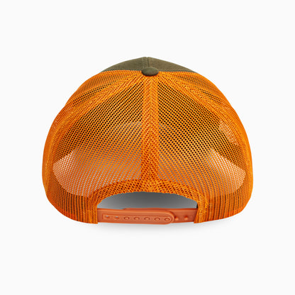 Jaffa Orange Trucker Hat | MMTS Logo