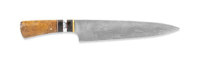 Jagged Mountain Knives/NWKW - Custom Damascus Aattümpi Puhiketün Chef Knife #023