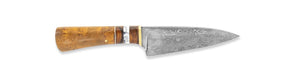 Jagged Mountain Knives/NWKW - Custom Damascus Aattümpi Puhiketün Petty Knife #025