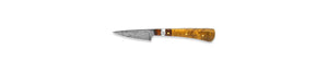Jagged Mountain Knives/NWKW - Custom Damascus Aattümpi Puhiketün Paring Knife #024