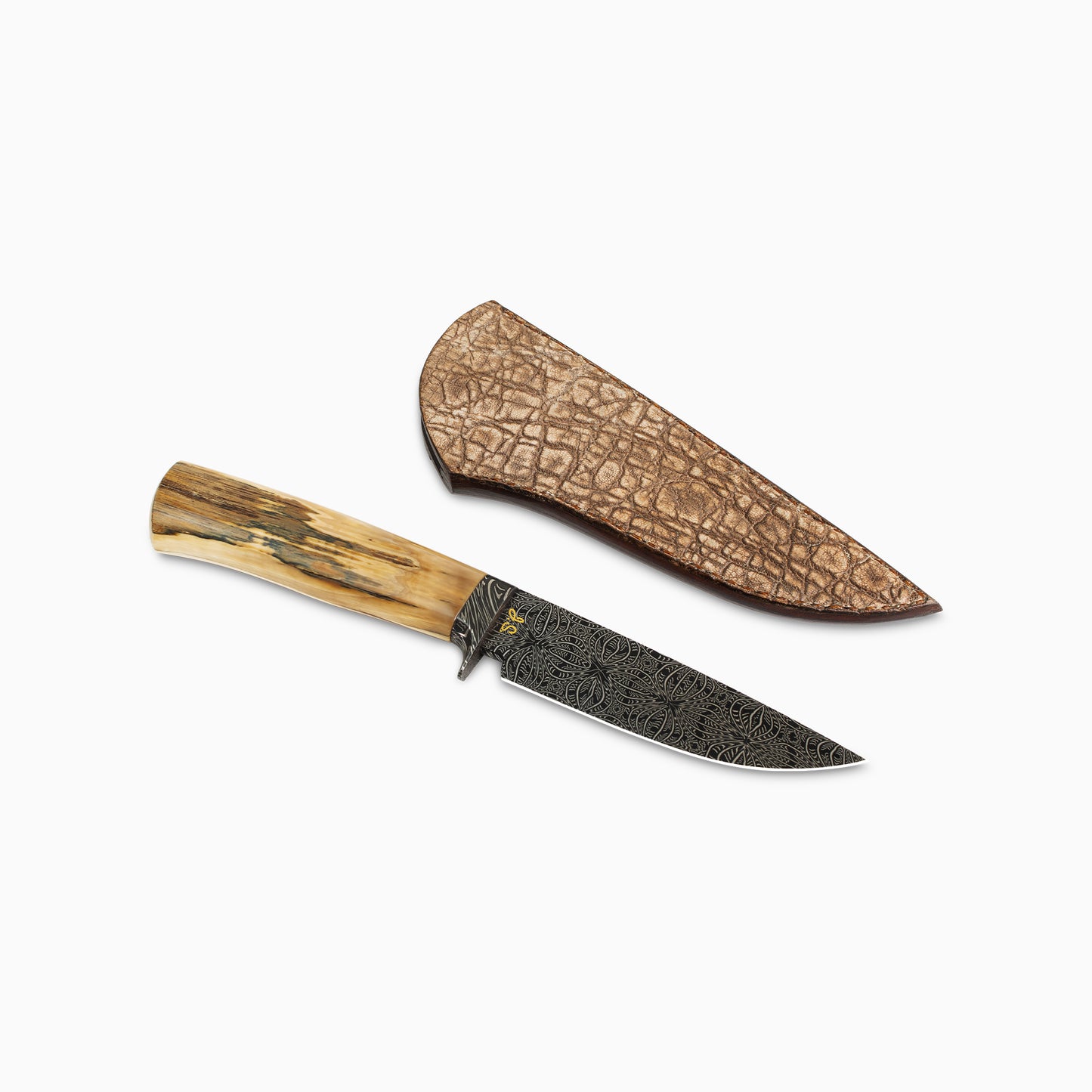 William Porto | Custom Damascus Hunting Knife