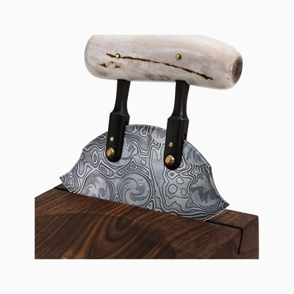 Custom Elk Antler Ulu by Arik Miller