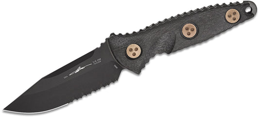 Microtech Socom Alpha Mini 113M-2DLCCFS - Carbon Fiber Handle + DLC S/E Blade