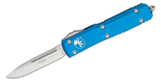 Microtech Ultratech 121-4BL | Blue Handle + Satin S/E Blade