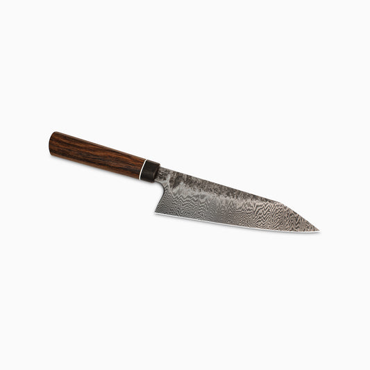 Martin Huber | 7" 50 Layer Damascus Santoku w/ Chestnut Handle