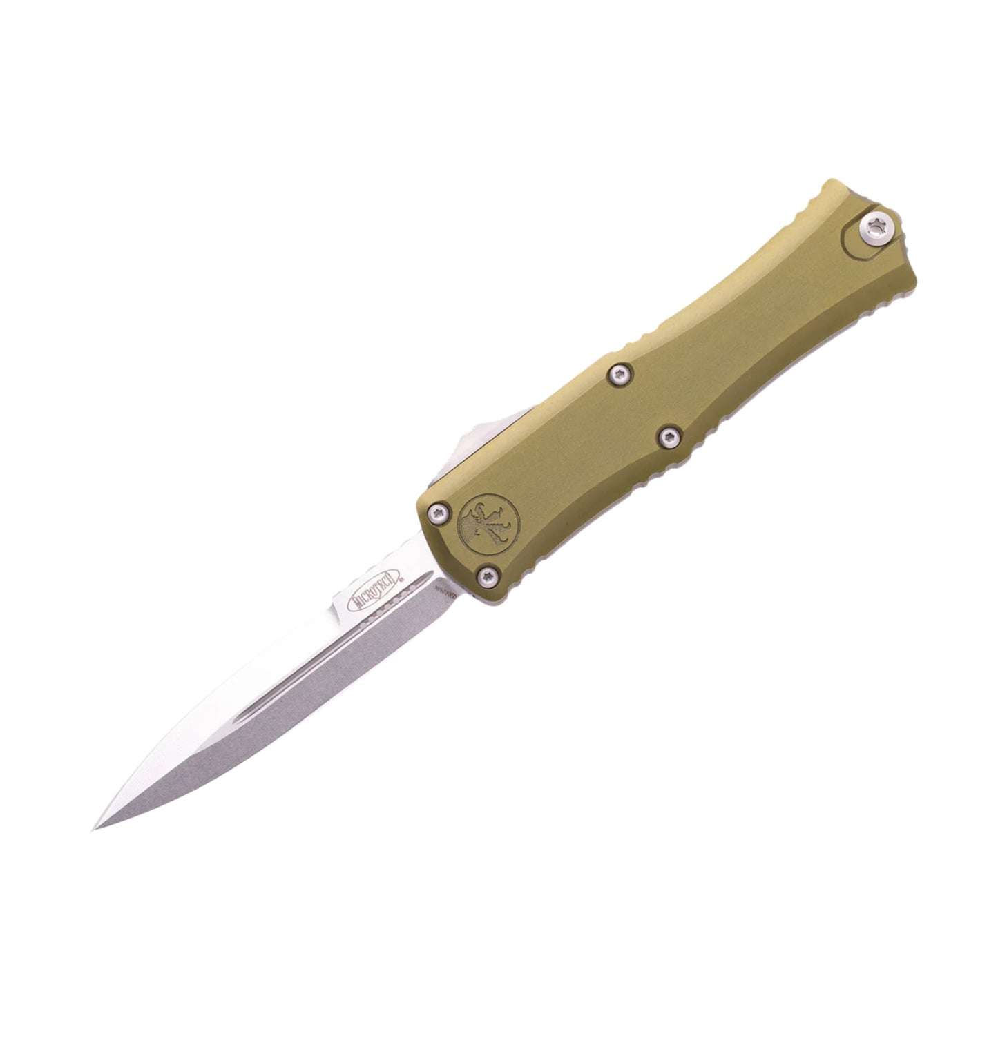 Microtech Hera II Mini 1701M-10OD | OD Green Handle + Bayonet Stonewash Blade