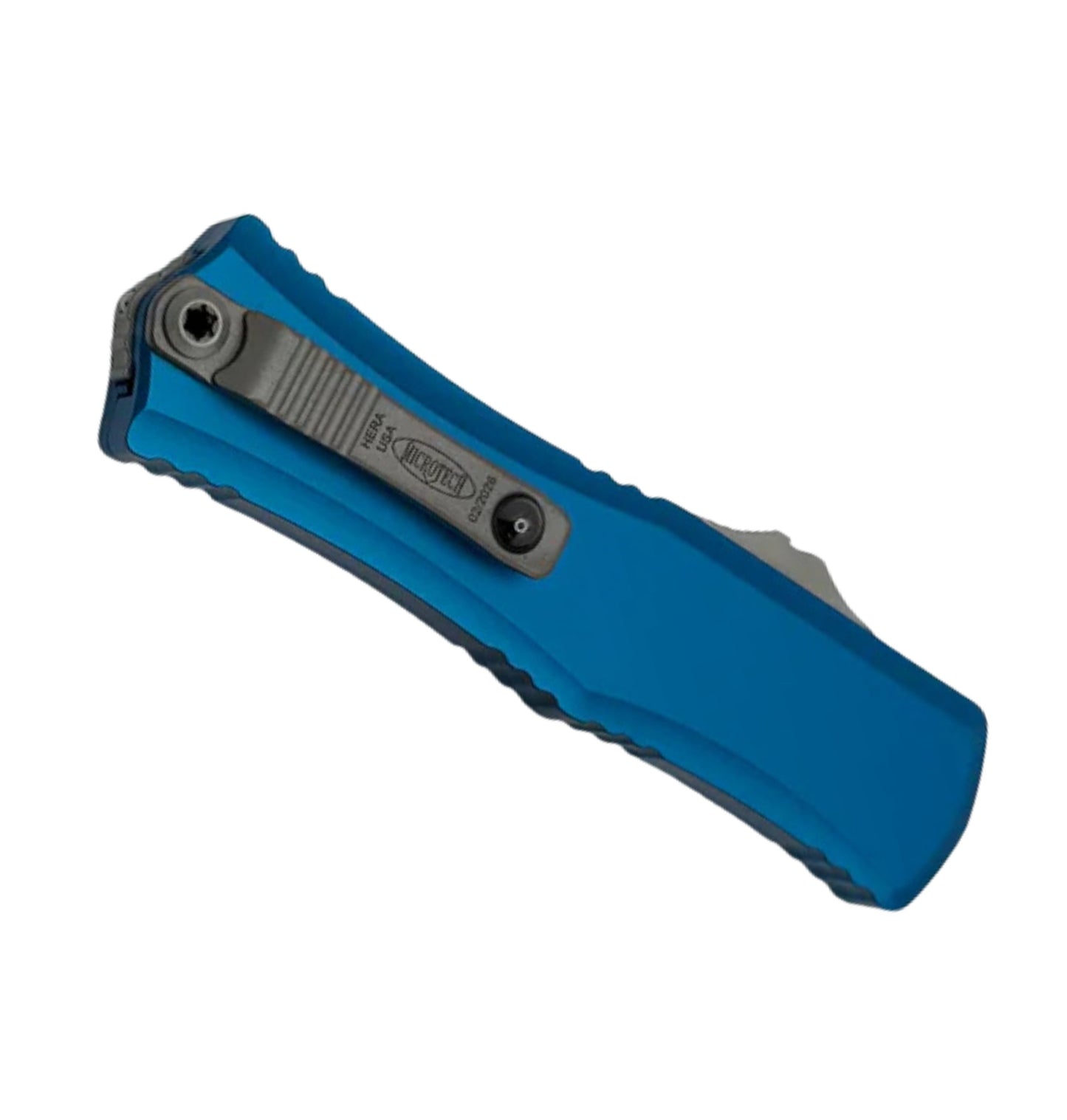 Microtech Hera II Mini 1704M-10BL | Blue Handle + T/E Stonewash Blade