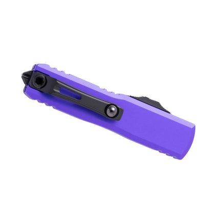 Microtech UTX-85 GEN IV 12324-1PU | Purple Handle + D/E Black Blade