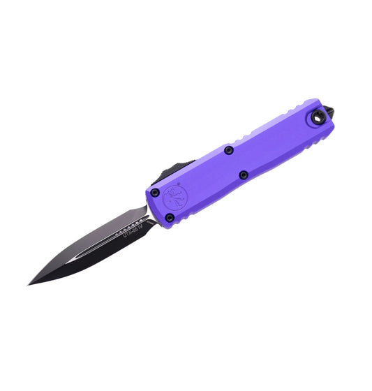 Microtech UTX-85 GEN IV 12324-1PU | Purple Handle + D/E Black Blade