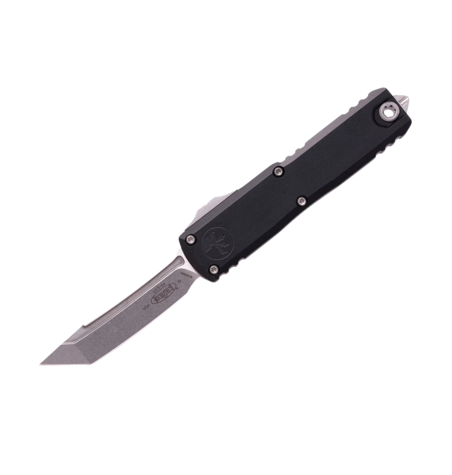Microtech UTX-85 GEN IV 12334-10  | Black Handle + T/E Stonewash Blade