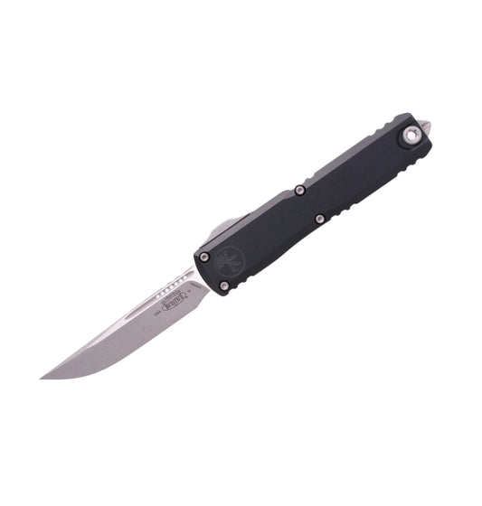 Microtech Ultratech Gen IV 11214-10AP | Black Handle + S/E Stonewash Blade