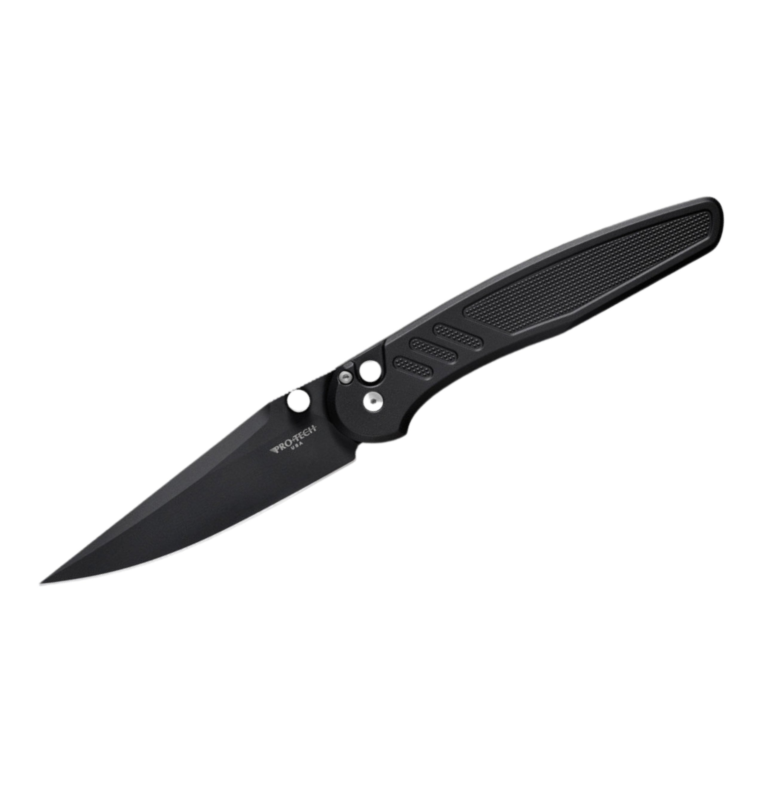 Pro-Tech Avalon PN1103 | Knurled Black Aluminum Handle + DLC