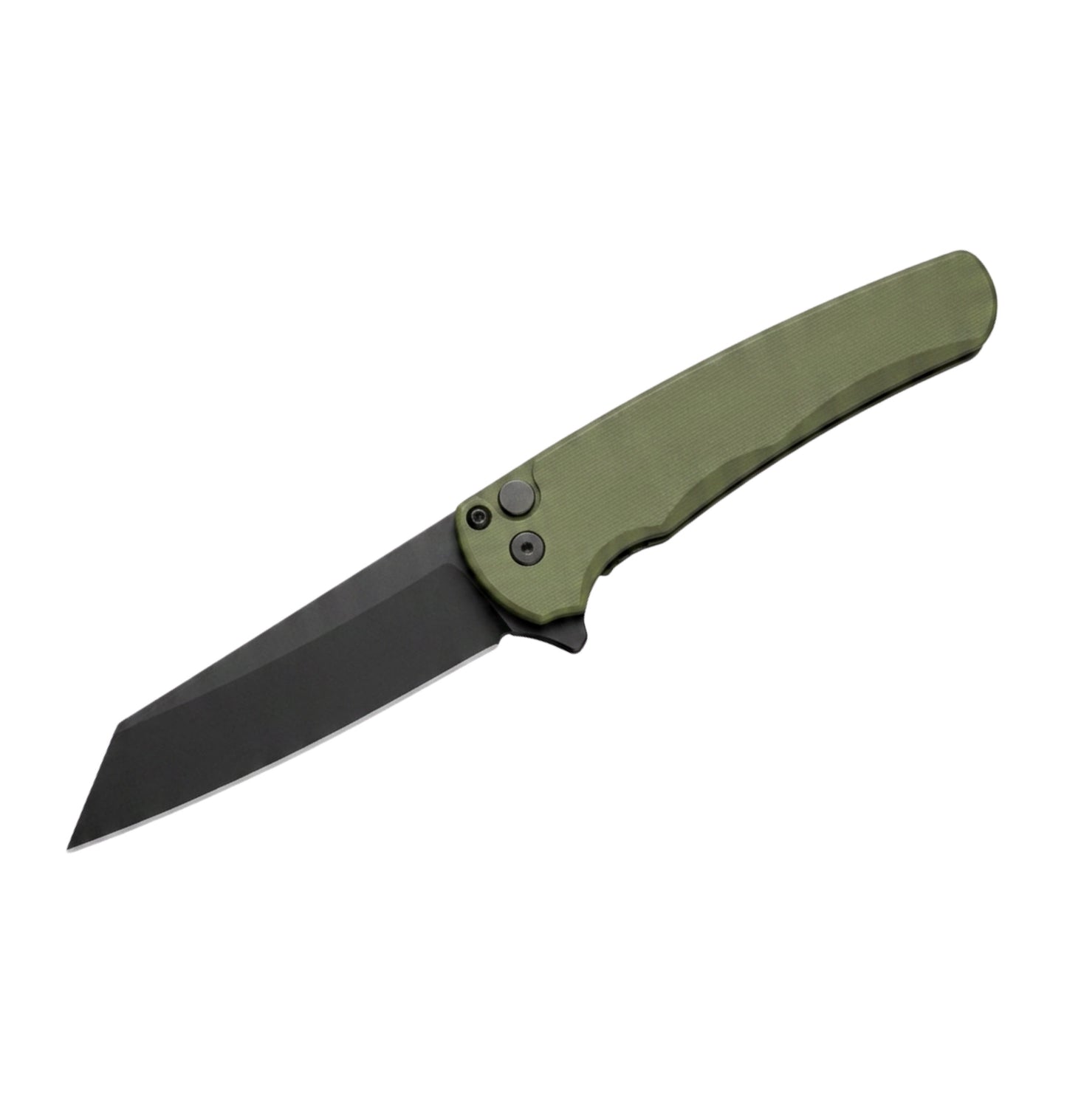 Pro-Tech Malibu 5403-Green | Green Handle + DLC Magnacut Reverse Tanto Blade