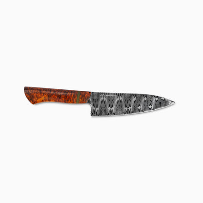 Jack Rellstab Custom 7" Damascus Chef #133