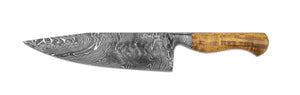 Jack Rellstab Custom Damascus Integral Western Chef #079