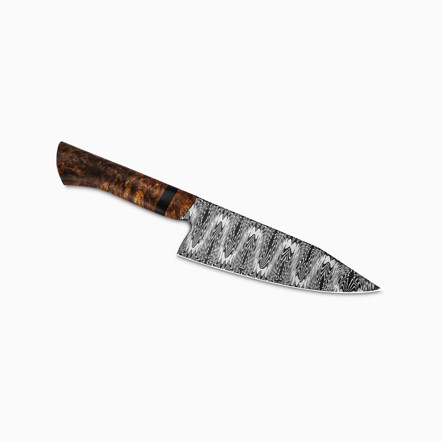 Jack Rellstab Custom 6" Damascus Western Chef #132
