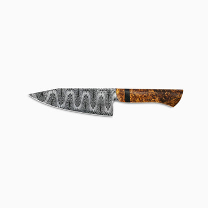 Jack Rellstab Custom 6" Damascus Western Chef #132