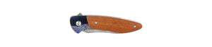 Glory Folder Semi-Custom #159 Vintage Linen Micarta - Timascus - Bjorkman's Twist Damasteel
