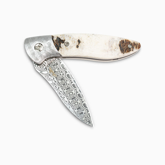 Glory Folder Semi-Custom #299 Elk - Reptilian Damascus - Aegir Damasteel