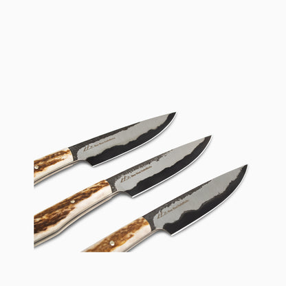 Jack Rellstab/NWKW | San Mai Elk Antler 6pc Steak Knife Set