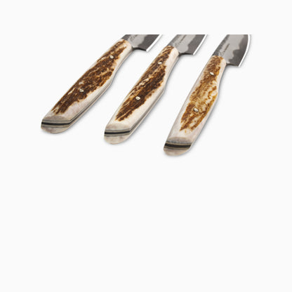 Jack Rellstab/NWKW | San Mai Elk Antler 6pc Steak Knife Set