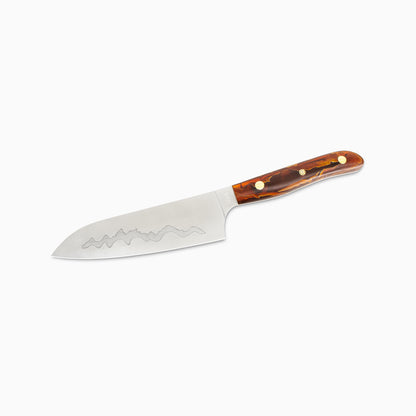 Teton Edge Santoku – Maker's Mark: Raffir "Honey Ridge"
