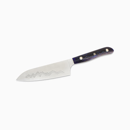 Teton Edge Santoku – Maker's Mark: Raffir "Squall Line"