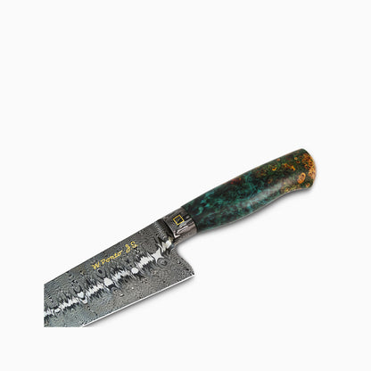 William Porto | Custom 8" Damascus Integral Chef Knife A