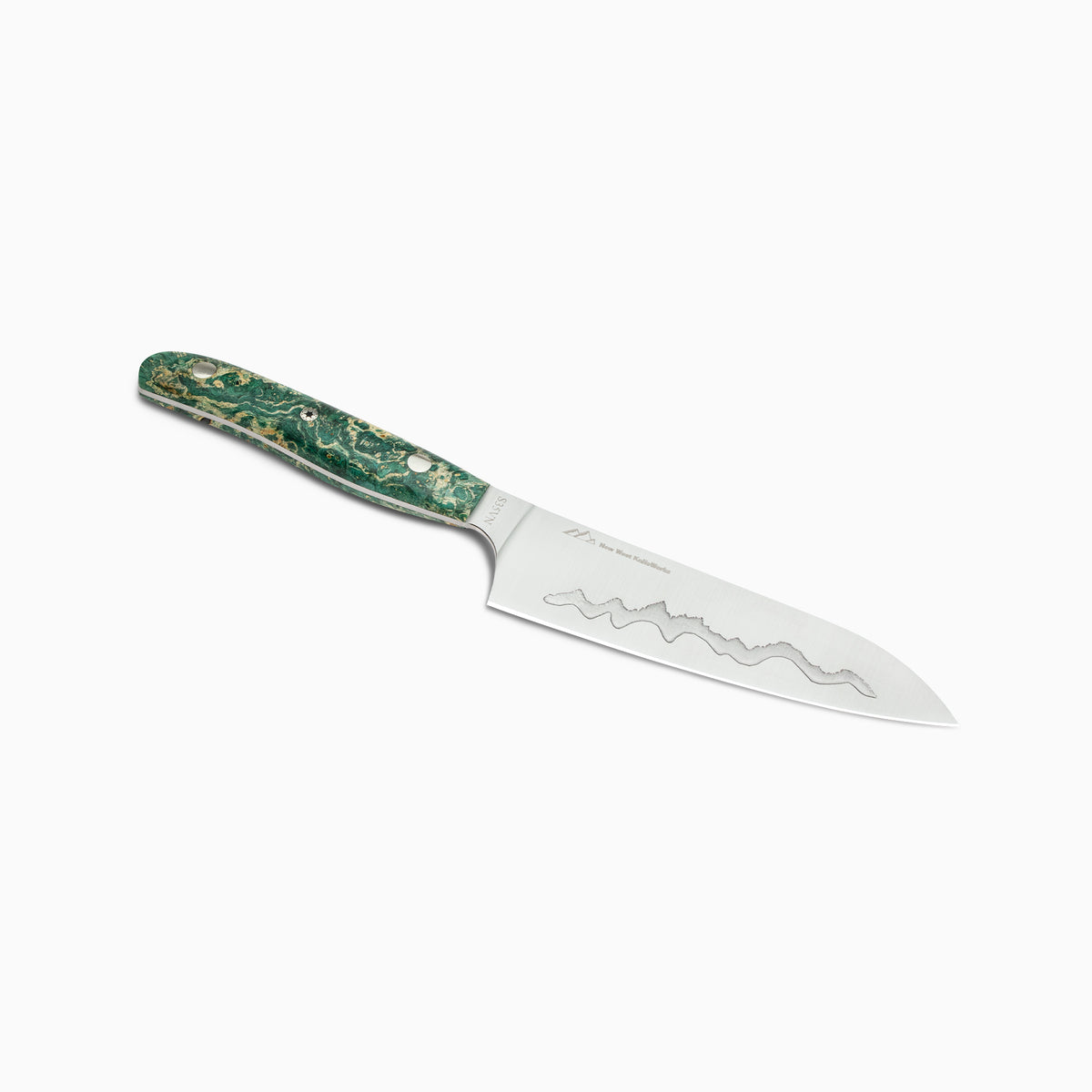 7" Teton Edge Santoku – Maker's Mark: "Cirque" No. 1