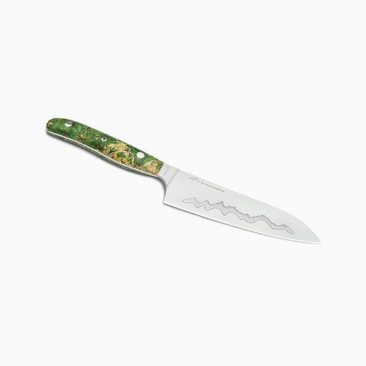7" Teton Edge Santoku – Maker's Mark: "Cirque" No. 2