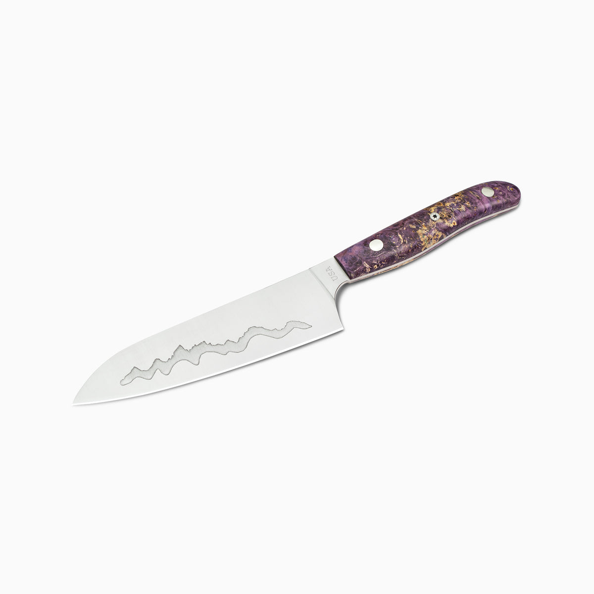7" Teton Edge Santoku – Maker's Mark: "Cirque" No. 4
