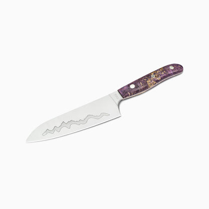 7" Teton Edge Santoku – Maker's Mark: "Cirque" No. 4