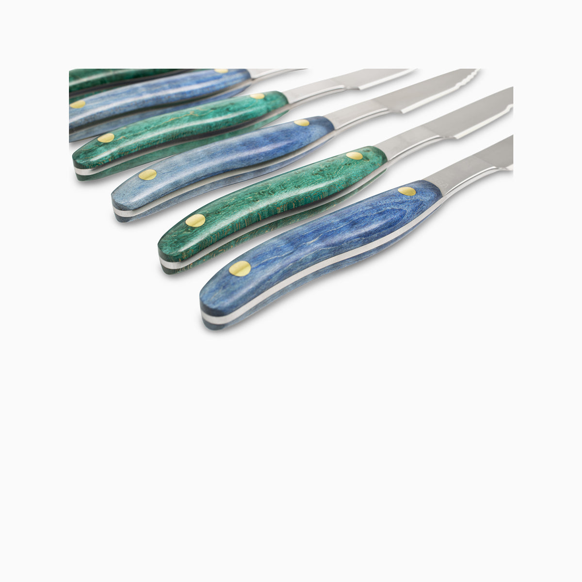 6pc Steak Knife Set – Maker's Mark: "Aurora" No.1