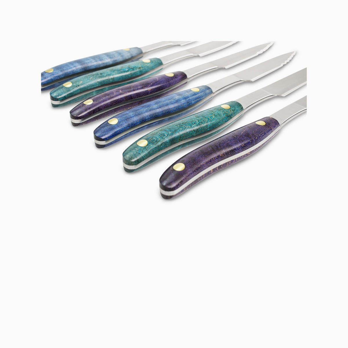 6pc Steak Knife Set – Maker's Mark: "Aurora" No.2
