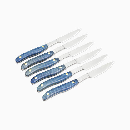 6pc Steak Knife Set – Maker's Mark: "Aurora" No.5