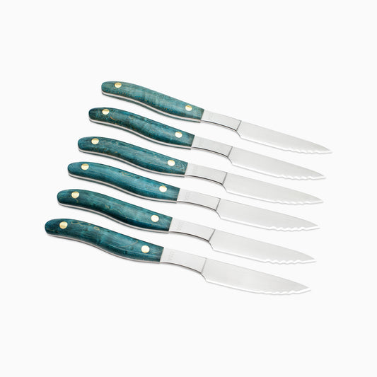 6pc Steak Knife Set – Maker's Mark: "Aurora" No.6
