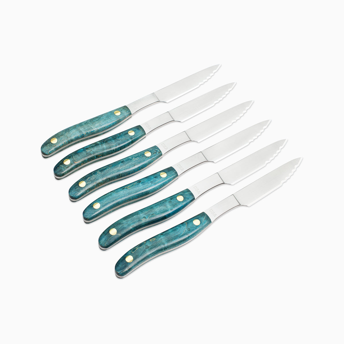 6pc Steak Knife Set – Maker's Mark: "Aurora" No.6