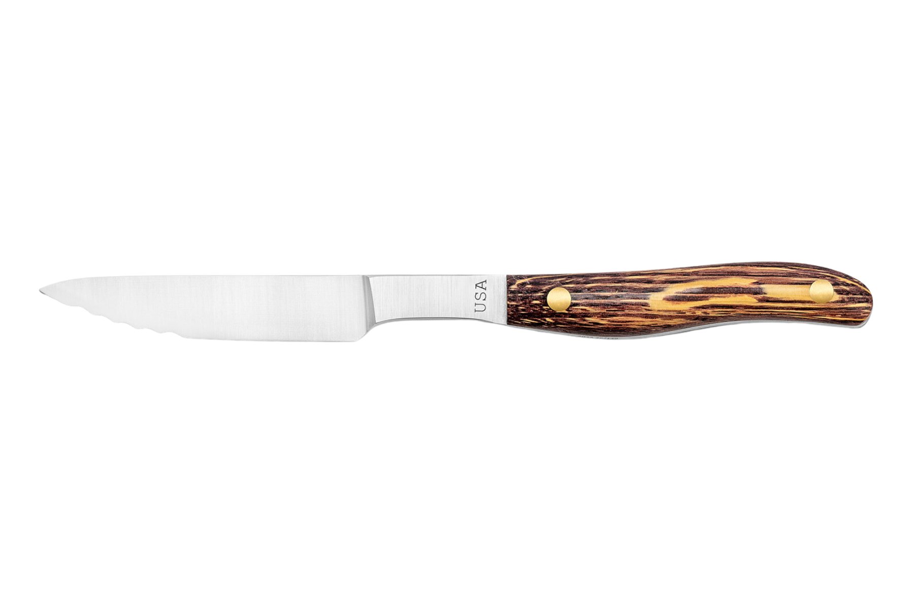 Custom Imprinted Wood Handle Jumbo Steak Knife