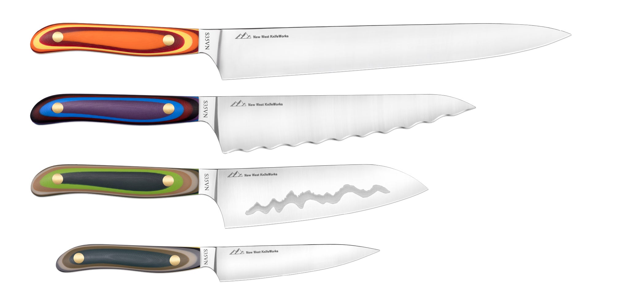 4pc Executive Chef Pro Set. - New West KnifeWorks