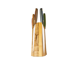Arete Block & 7pc Knife Set.