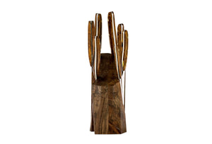 Arete Block & 7pc Knife Set Ironwood.