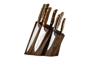 Arete Block & 7pc Knife Set Ironwood.