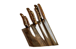 Arete Block & 7pc Knife Set Ironwood.