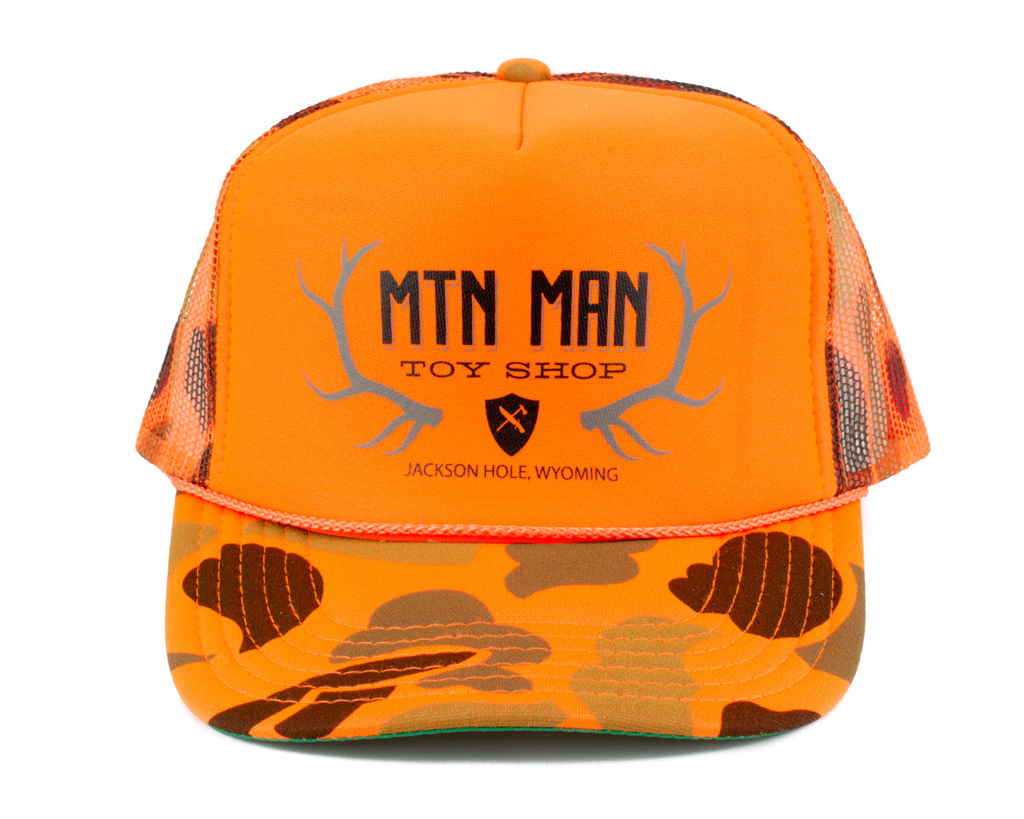 Blaze Orange Foam Trucker Hat