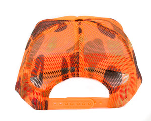 Blaze Orange Foam Trucker Hat