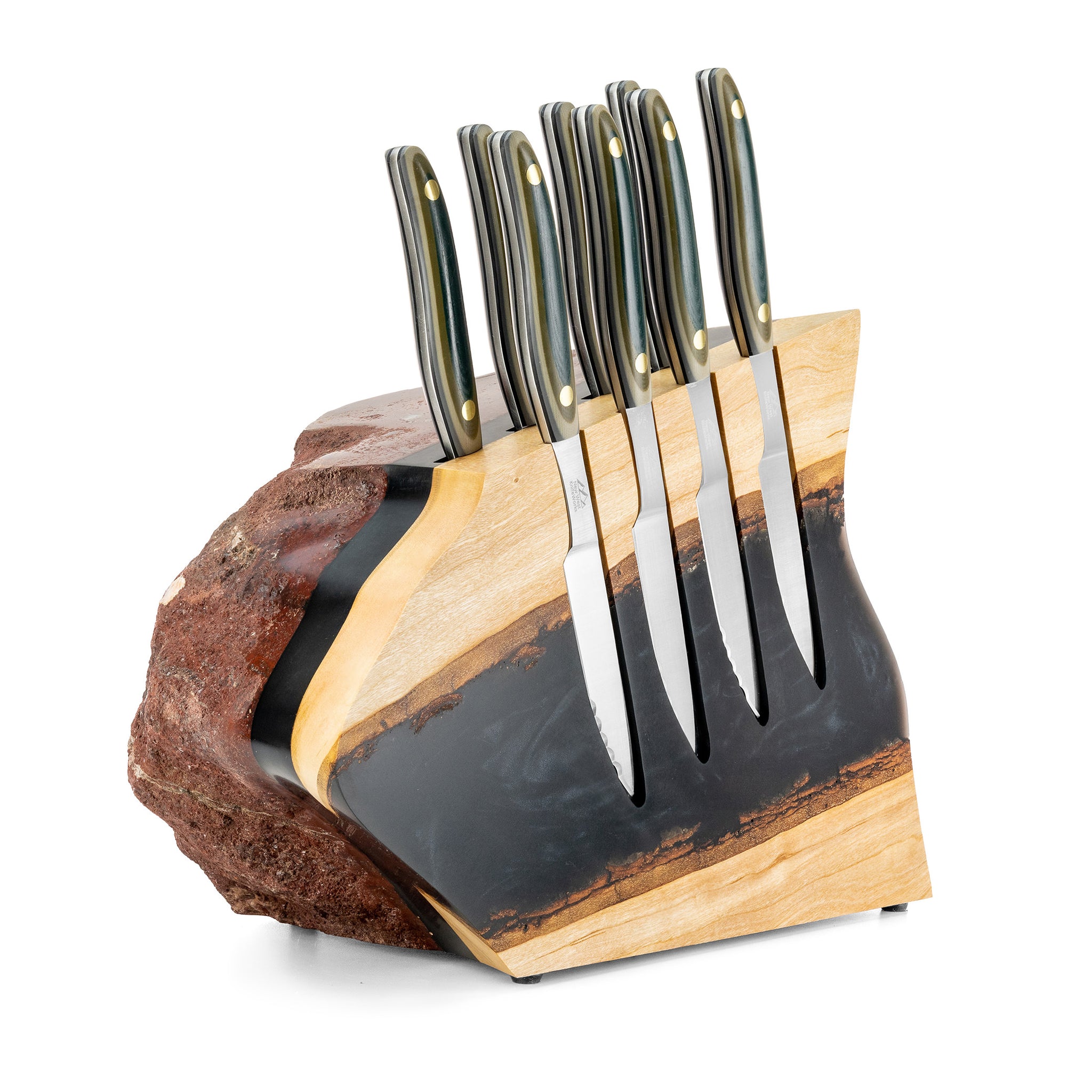 Steak Knife Set With Block