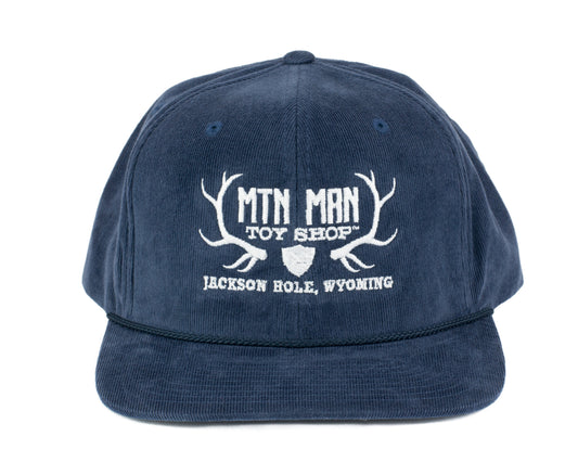 Navy Corduroy Hat - MMTS Logo